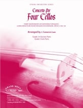 Concerto for Four Cellos Orchestra sheet music cover